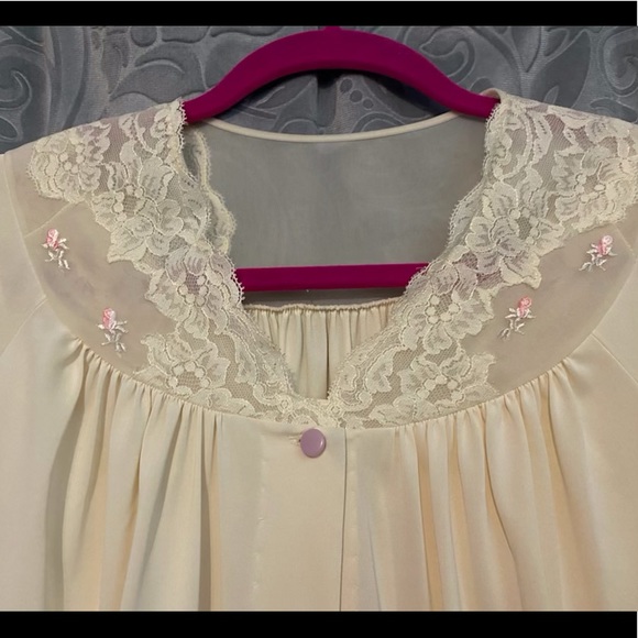 Vintage Nightgown and Robe Set Retro PinUp Fairy - Picture 4 of 5